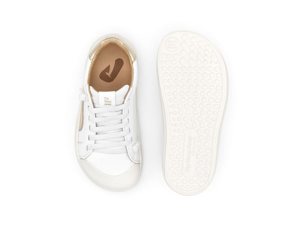 Tip Toey Joey Kidos Ground White Champagne