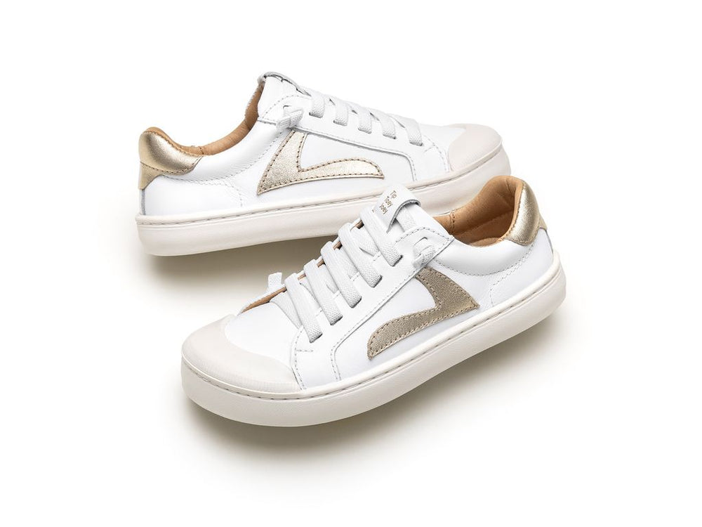 Tip Toey Joey Kidos Ground White Champagne