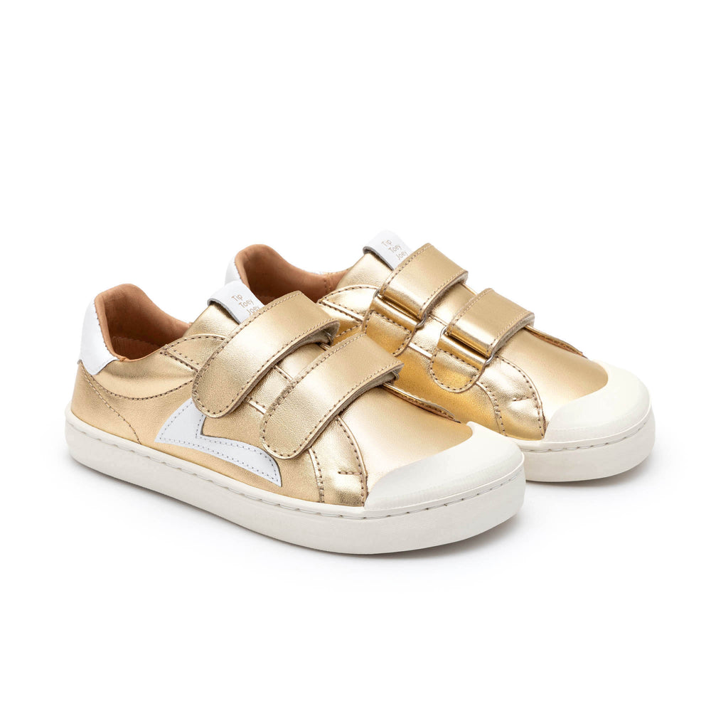 Tip Toey Joey Kidos Hopper Metal Gold White