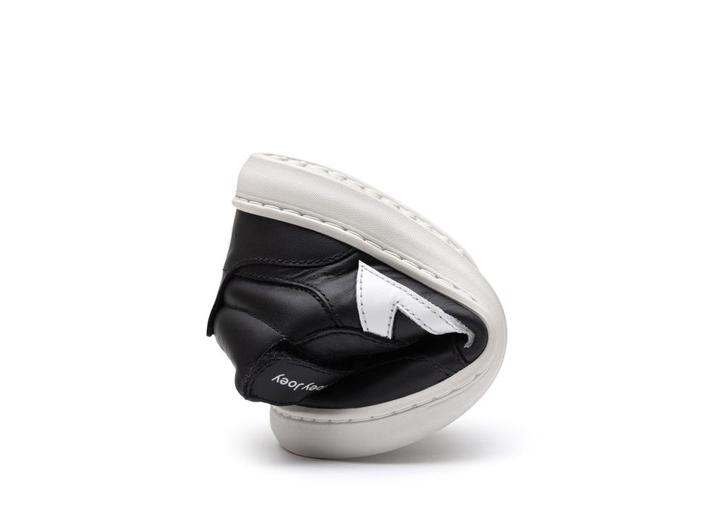 Tip Toey Joey Kidos Landy High Top Black White