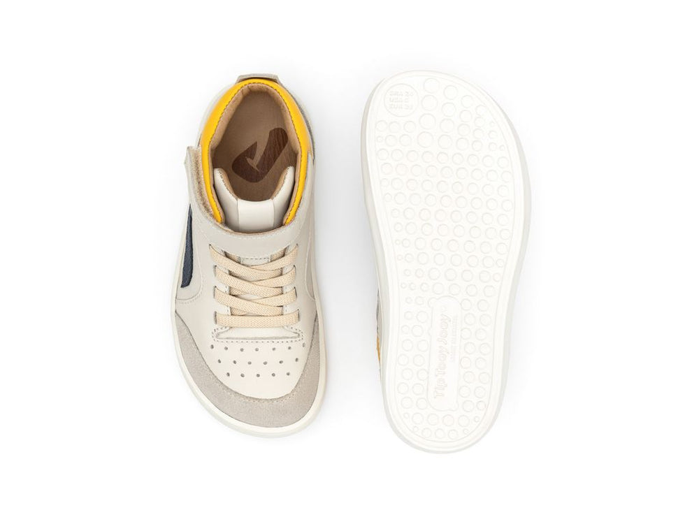 Tip Toey Joey Kidos Landy High Top Tapioca Navy Caja