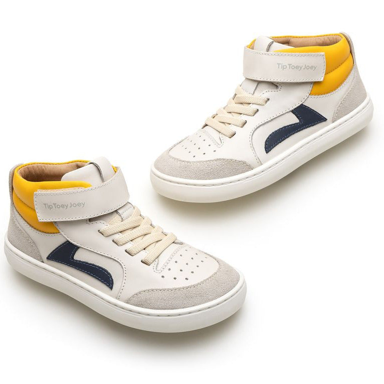Tip Toey Joey Kidos Landy High Top Tapioca Navy Caja