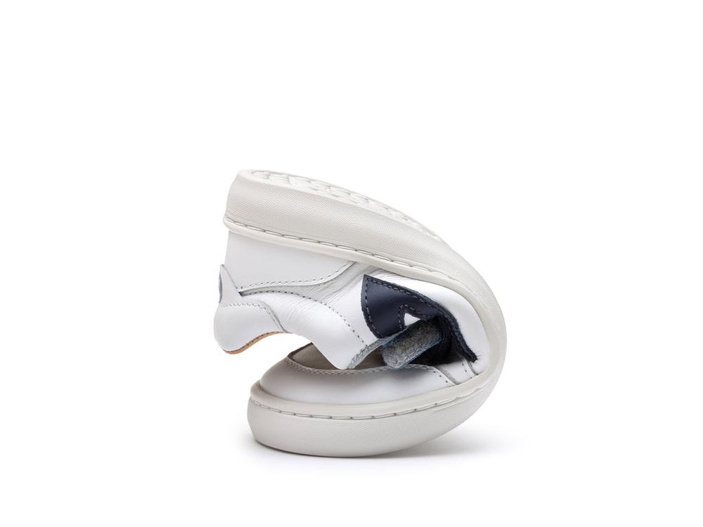 Tip Toey Joey Kidos Landy White Navy Ash