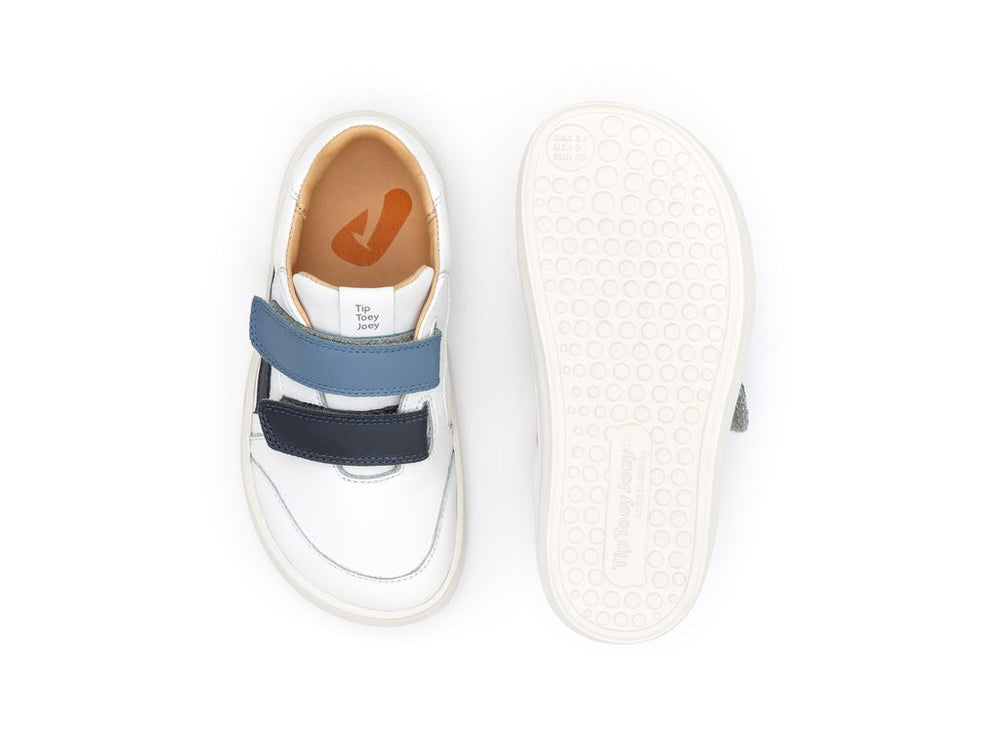 Tip Toey Joey Kidos Landy White Navy Ash