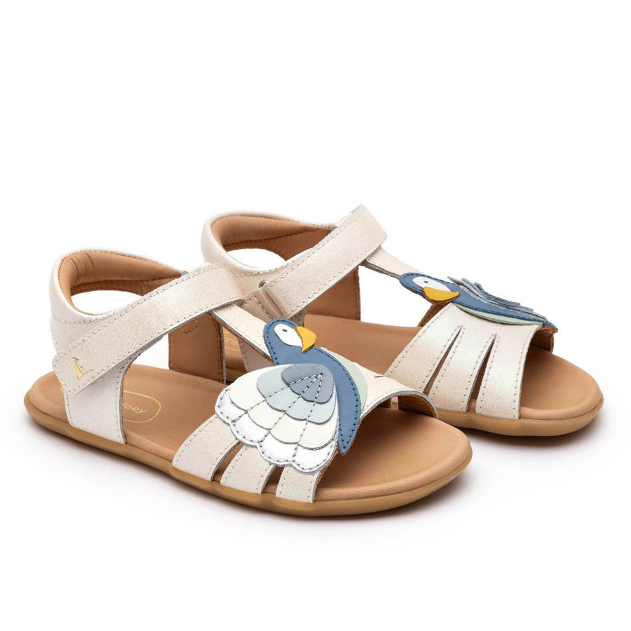 Tip Toey Joey Kidos Macaw White Dream Mint Denim