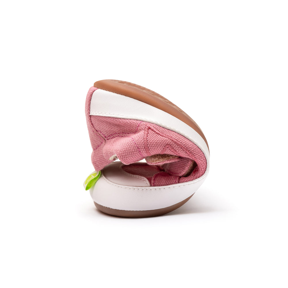 Tip Toey Joey Primeiros Bossy Green Lona Rosa Confetti