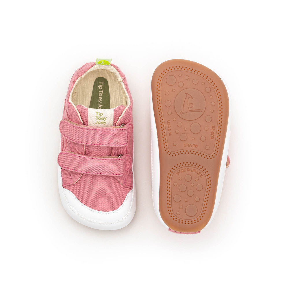 Tip Toey Joey Primeiros Bossy Green Lona Rosa Confetti