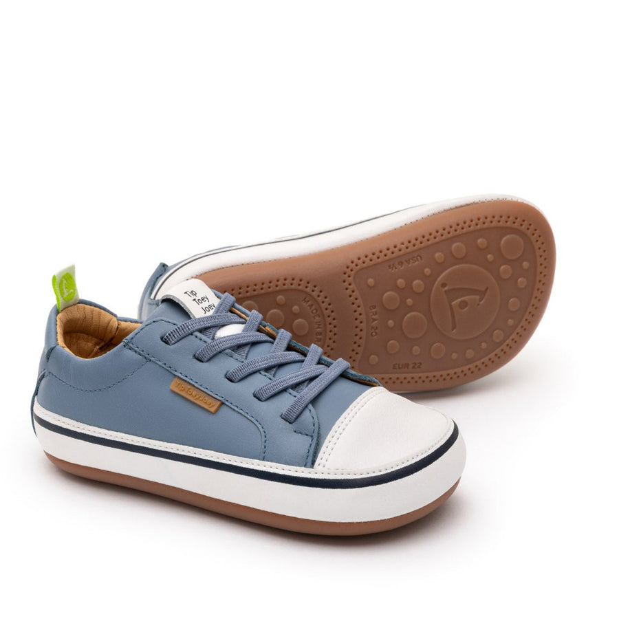 Tip Toey Joey Primeiros Funky Denim White