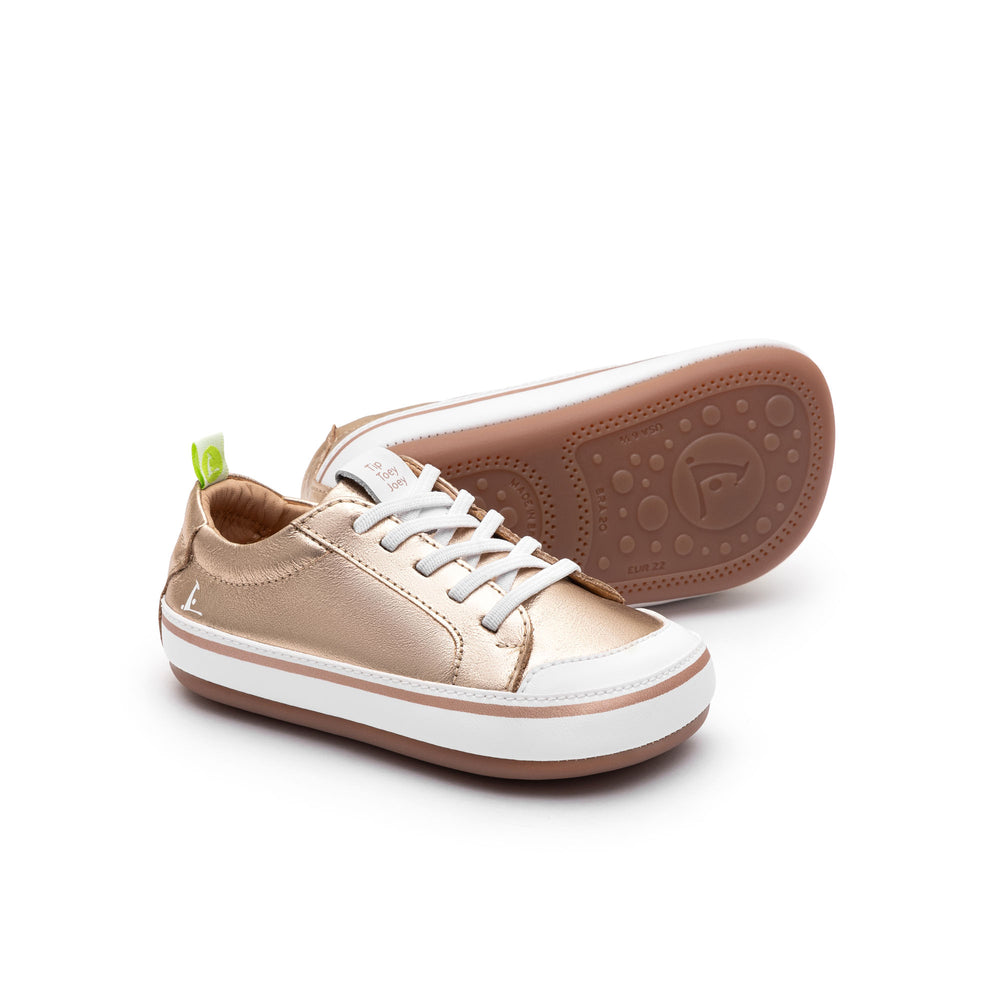 Tip Toey Joey Primeiros Funky Metalic Salmon White