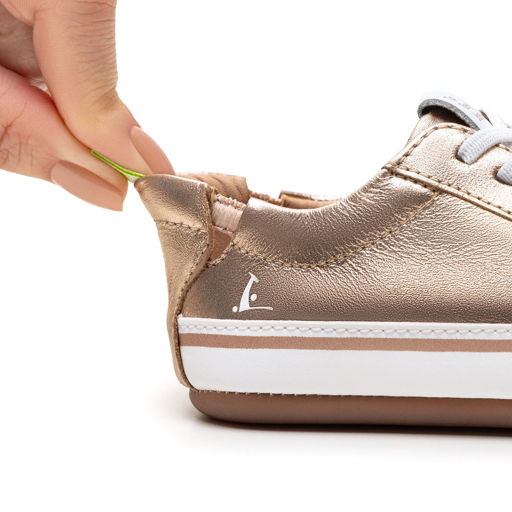 Tip Toey Joey Primeiros Funky Metalic Salmon White