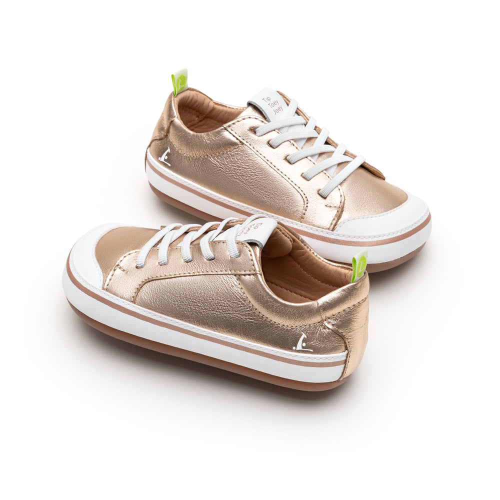 Tip Toey Joey Primeiros Funky Metalic Salmon White