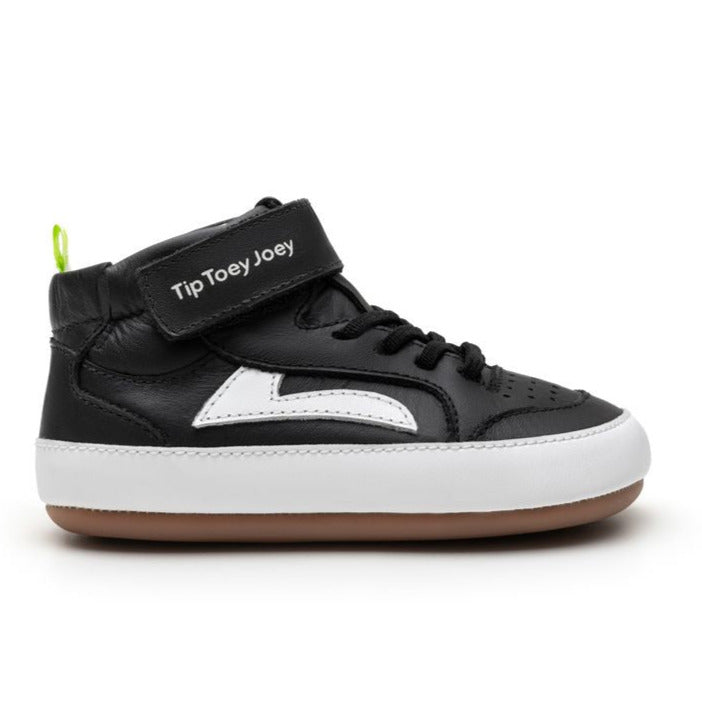 Tip Toey Joey Primeiros Landy Hight Top Black White