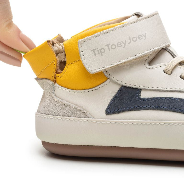 Tip Toey Joey Primeiros Landy Hight Top Tapioca Navy Caja