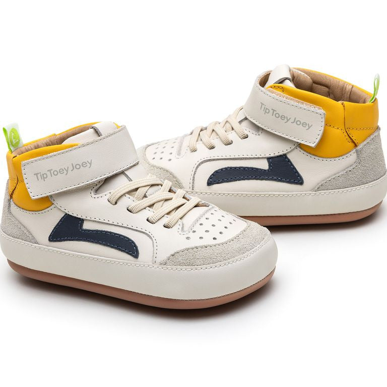 Tip Toey Joey Primeiros Landy Hight Top Tapioca Navy Caja