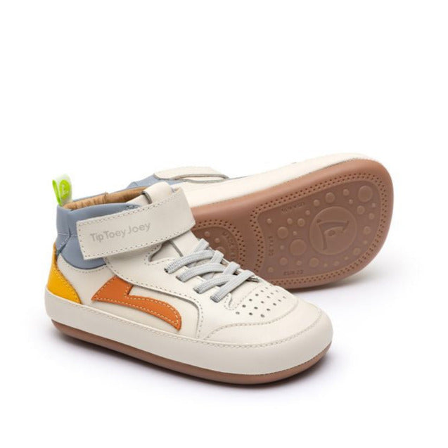 Tip Toey Joey Primeiros Landy Hight Top Tapioca Tangerine Caja