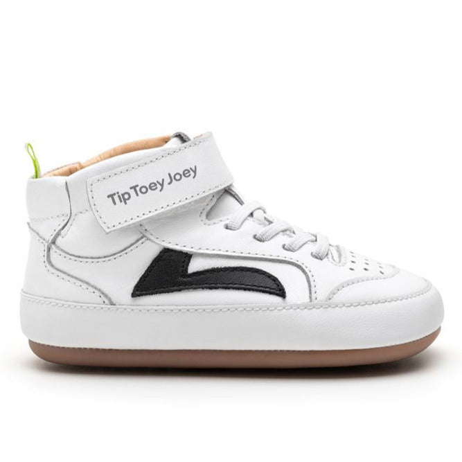 Tip Toey Joey Primeiros Landy Hight Top White Black