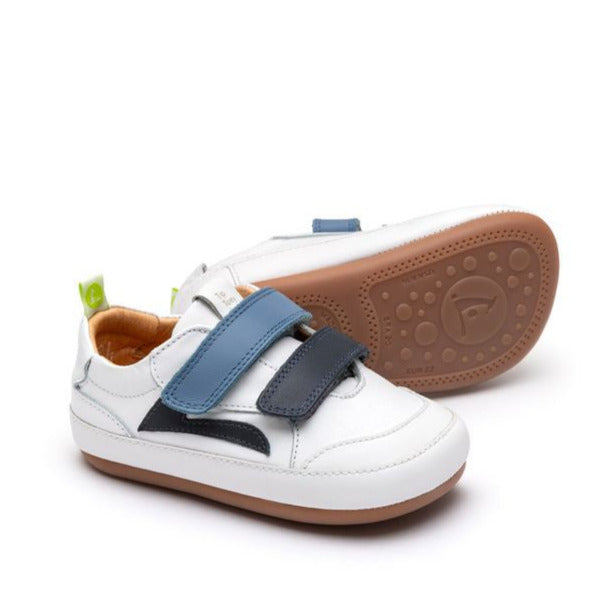 Tip Toey Joey Primeiros Landy White Navy Navy Ash