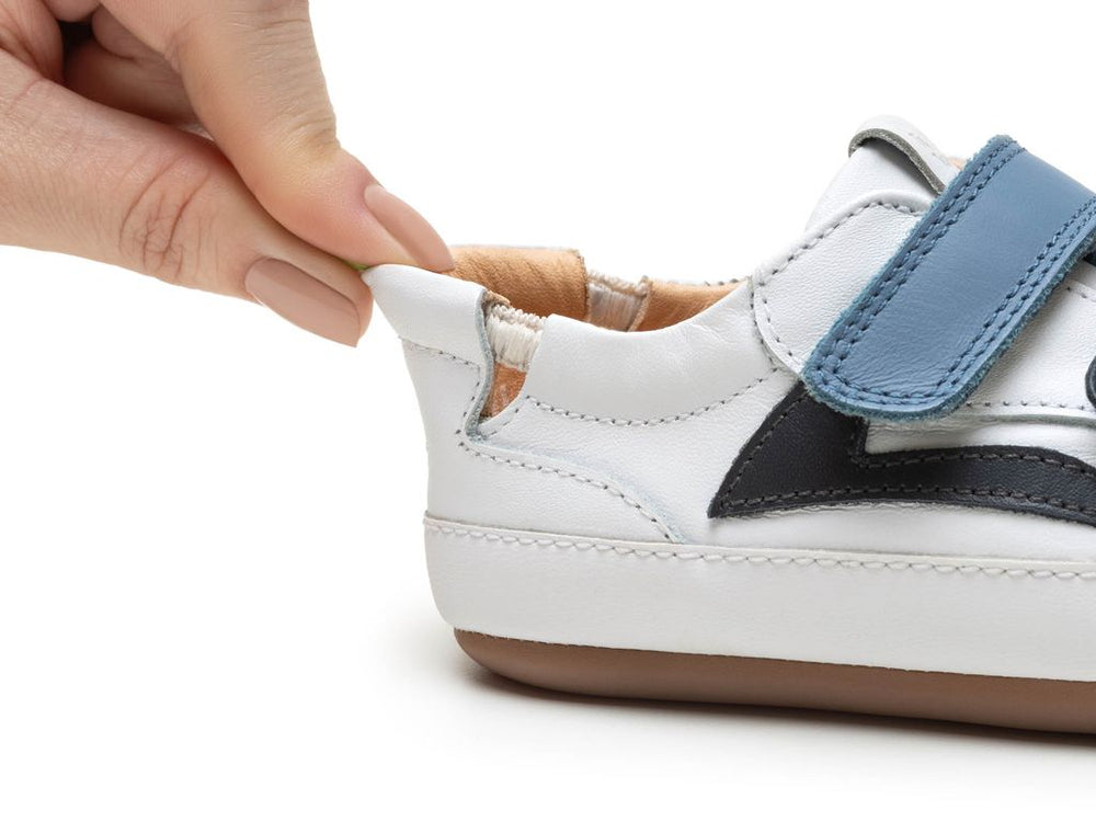 Tip Toey Joey Primeiros Landy White Navy Navy Ash