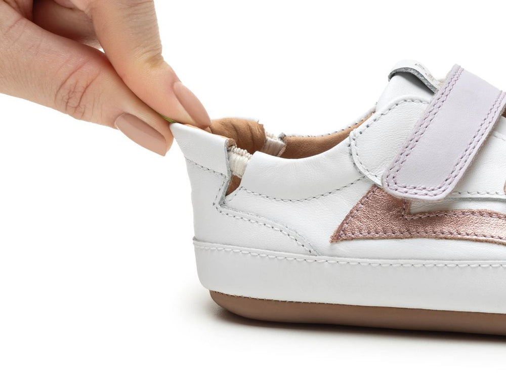 Tip Toey Joey Primeiros Landy White Pink Dream Rose Gold