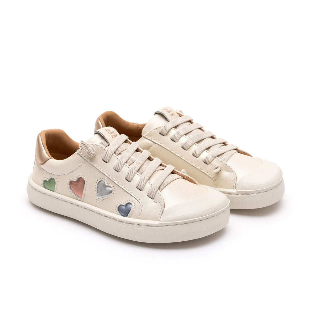 Tip Toey Joey Kidos Sneakers White Dream Sterling Silver Rose Gold