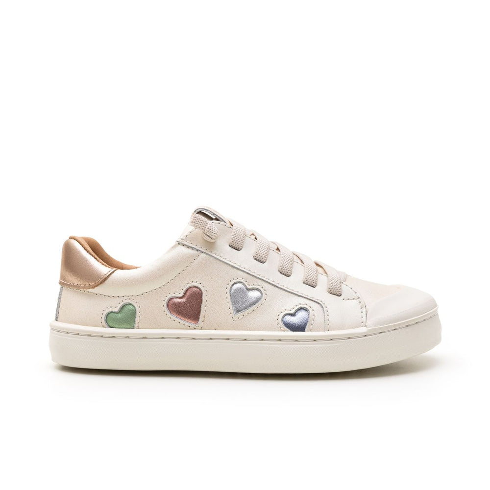 Tip Toey Joey Kidos Sneakers White Dream Sterling Silver Rose Gold