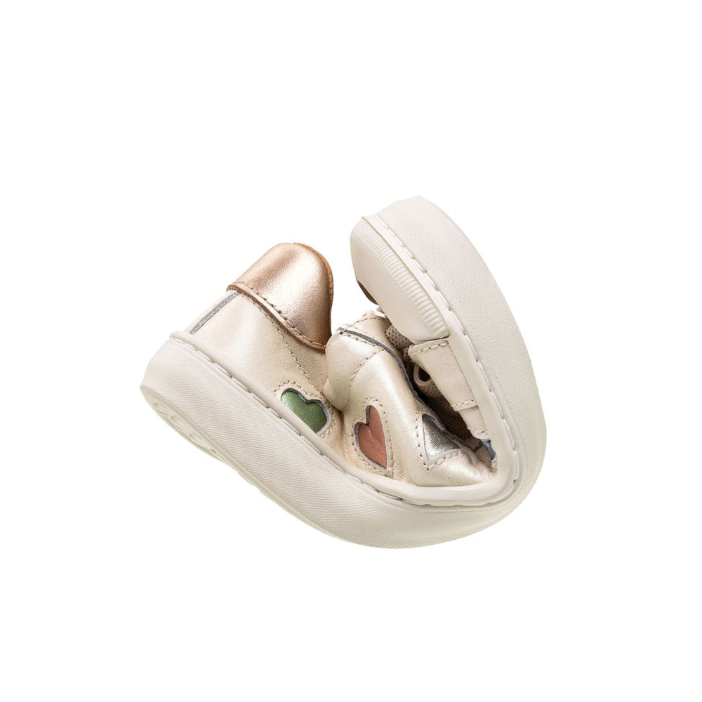 Tip Toey Joey Kidos Sneakers White Dream Sterling Silver Rose Gold
