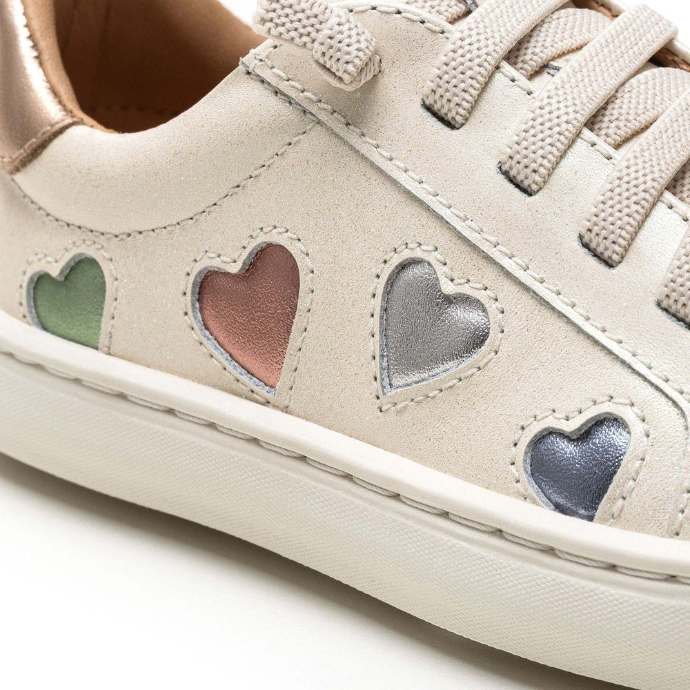 Tip Toey Joey Kidos Sneakers White Dream Sterling Silver Rose Gold