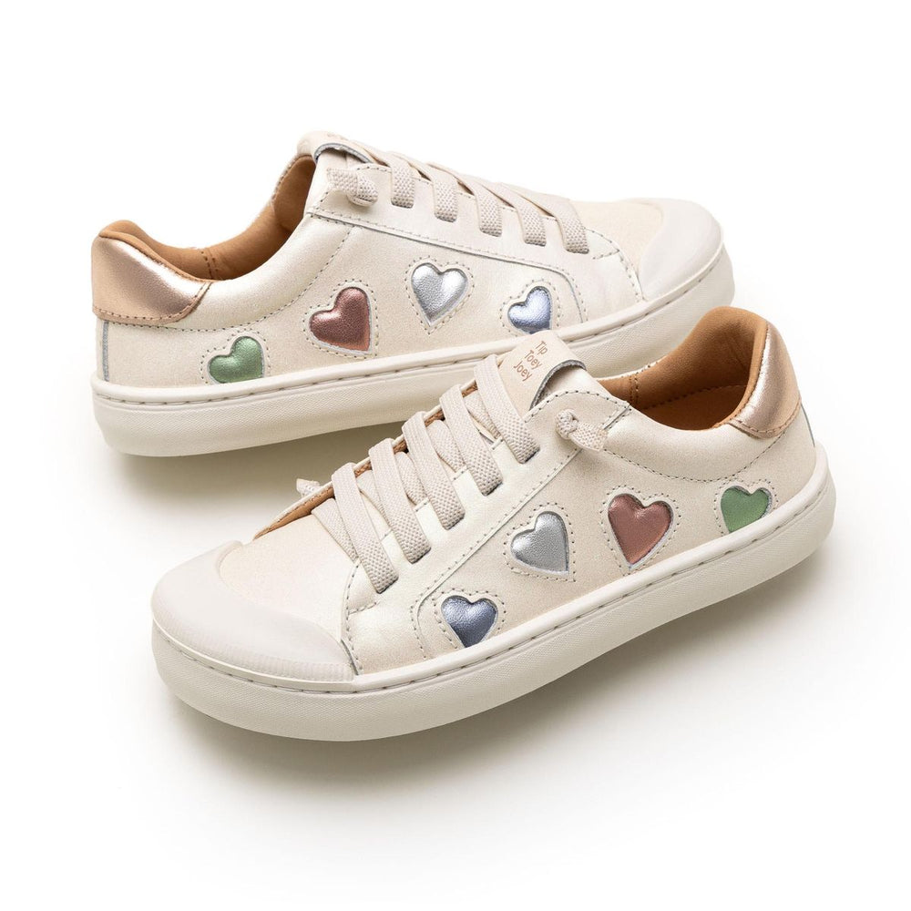 Tip Toey Joey Kidos Sneakers White Dream Sterling Silver Rose Gold