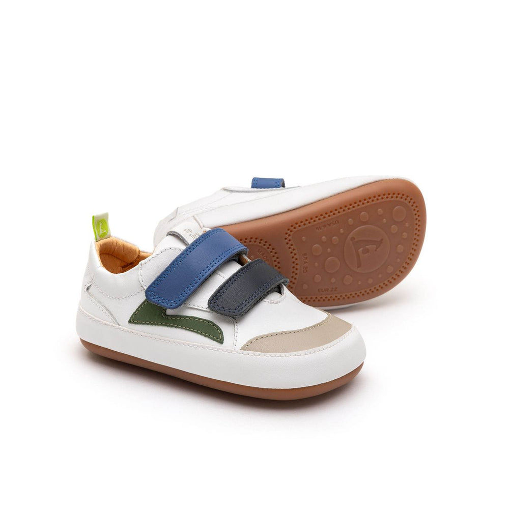 Tip Toey Joey Primeiros Landy White Navy blue Tang