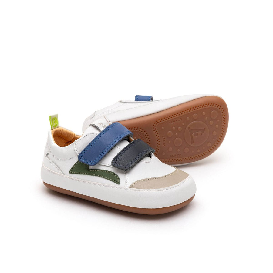 Tip Toey Joey Primeiros Landy White Navy blue Tang