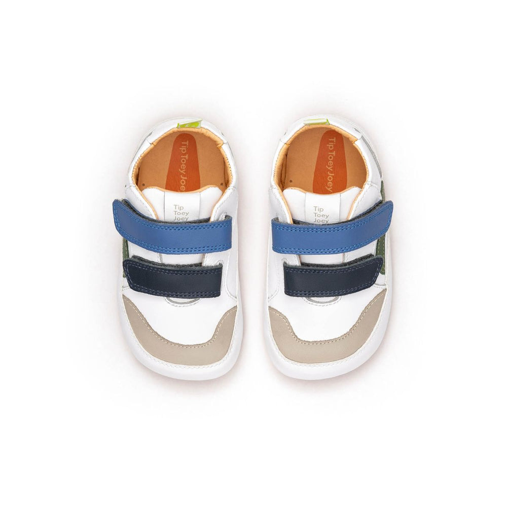 Tip Toey Joey Primeiros Landy White Navy blue Tang