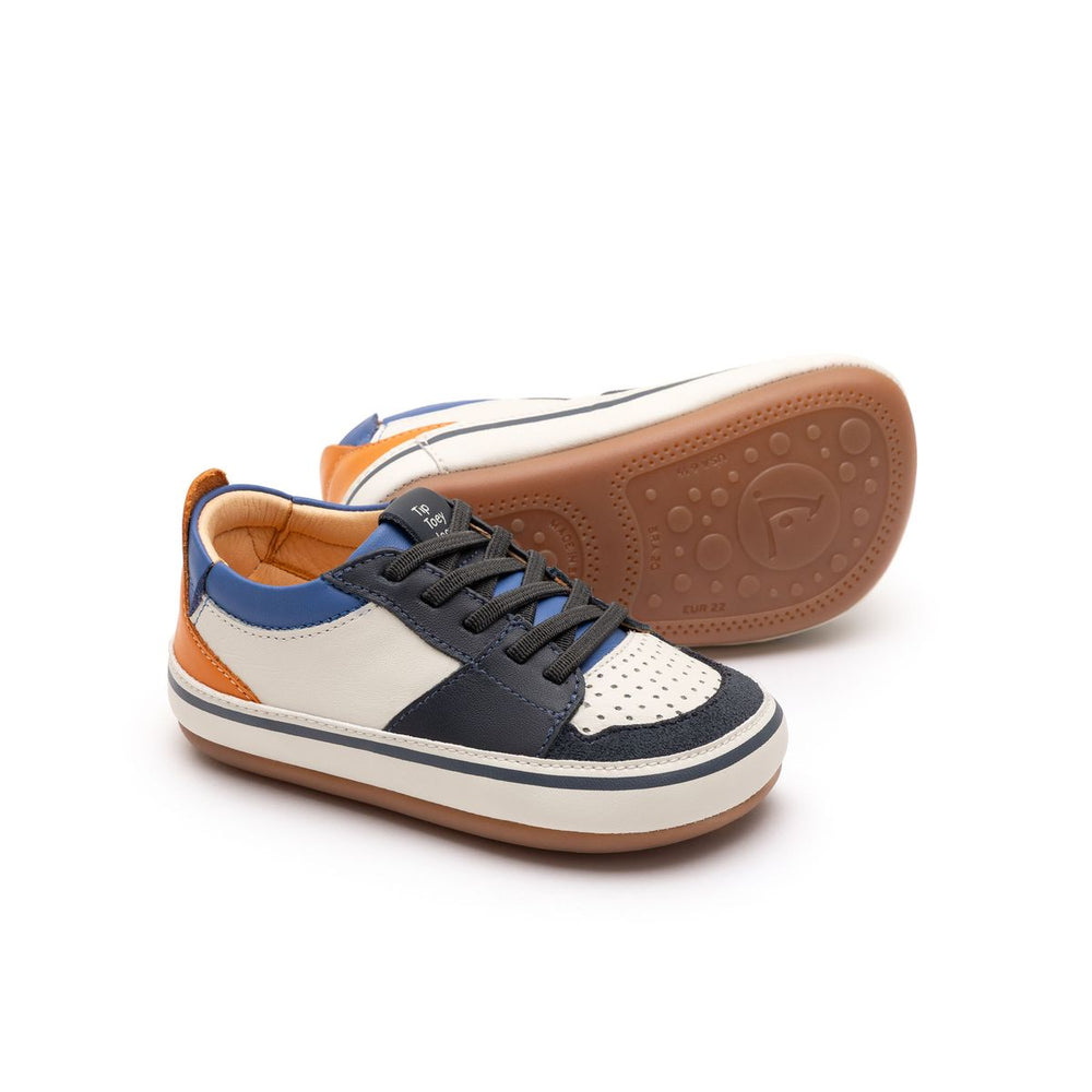 Tip Toey Joey Primeiros Ollie Tapioca Navy Tangerine