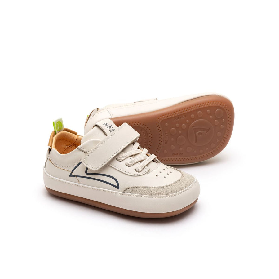 Tip Toey Joey Primeiros Outline Tapioca Ivory Suede Hay