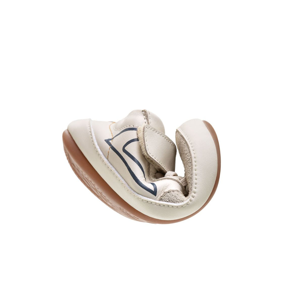 Tip Toey Joey Primeiros Outline Tapioca Ivory Suede Hay