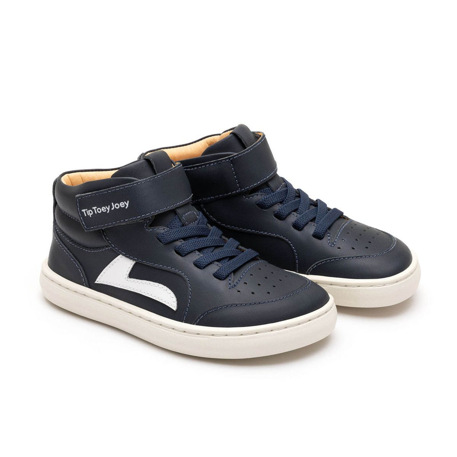 Tip Toey Joey Kidos Landy High Top Navy White