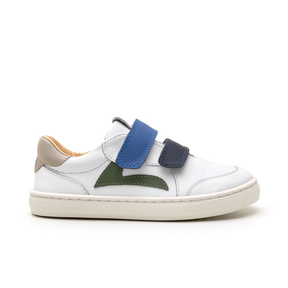 Tip Toey Joey Kidos Landy White Navy Blue Tang