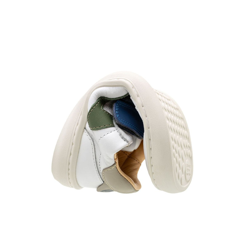 Tip Toey Joey Kidos Landy White Navy Blue Tang