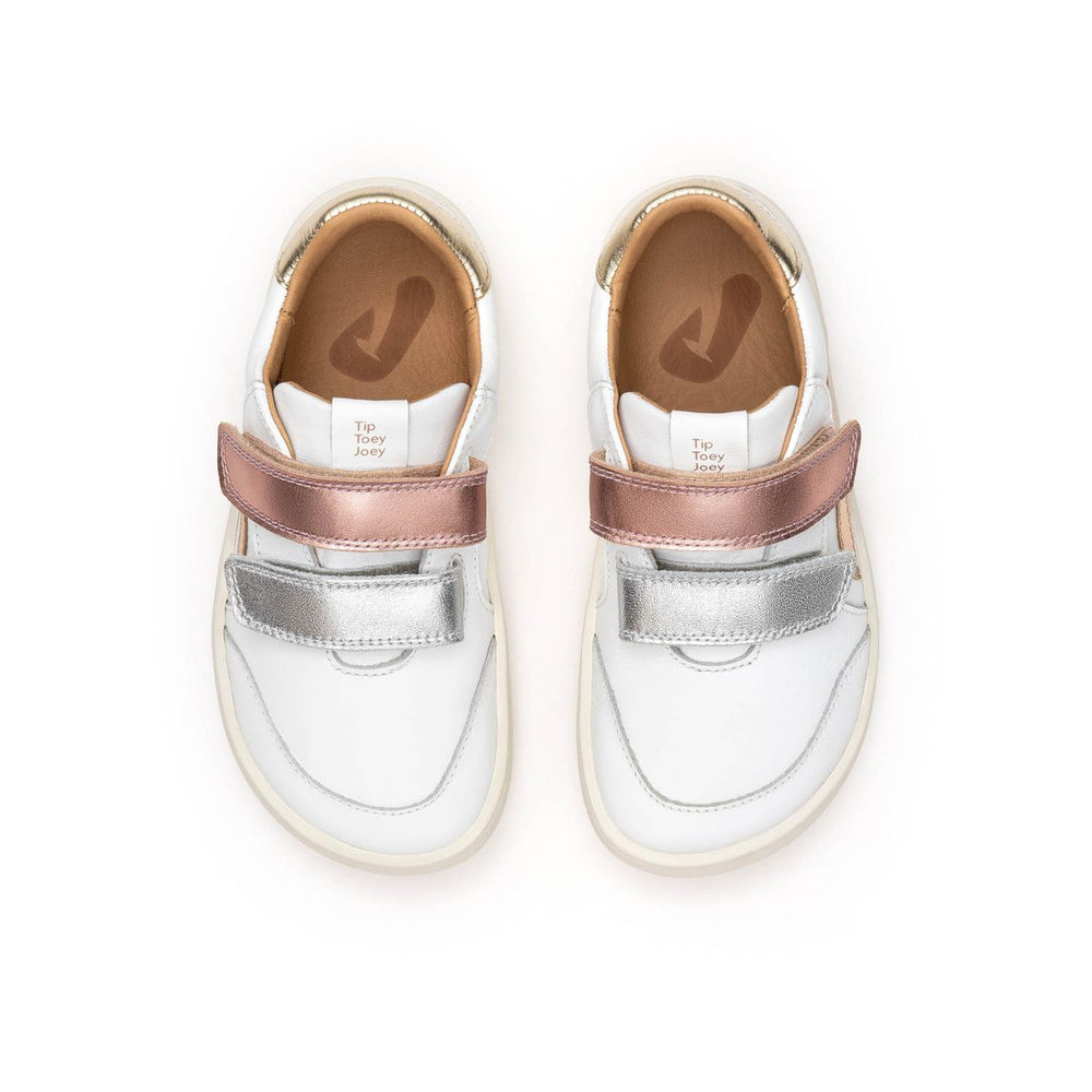 Tip Toey Joey Kidos Landy White Sterling Silver Rose Gold