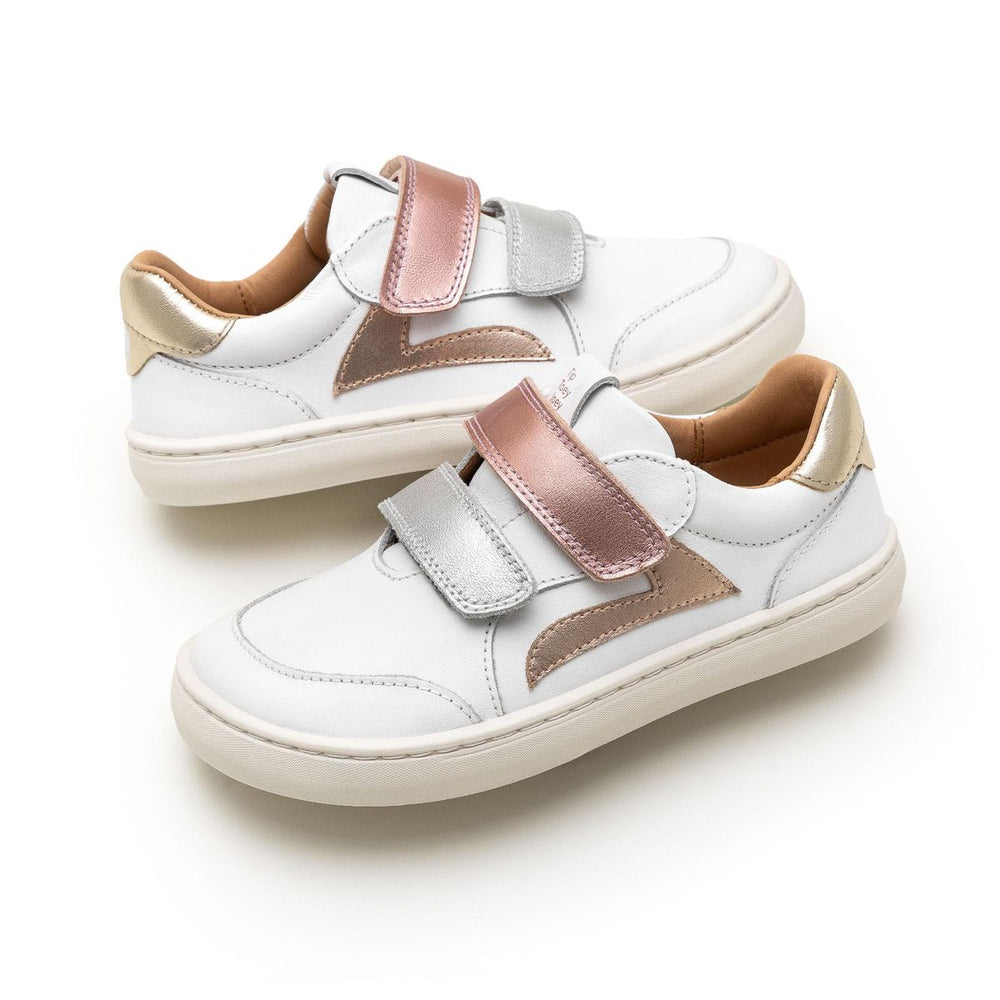 Tip Toey Joey Kidos Landy White Sterling Silver Rose Gold
