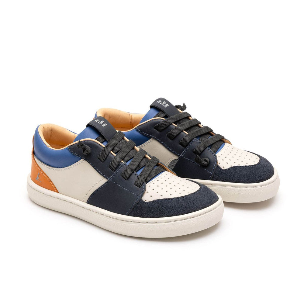 Tip Toey Joey Kidos Ollie Tapioca Navy Tangerine