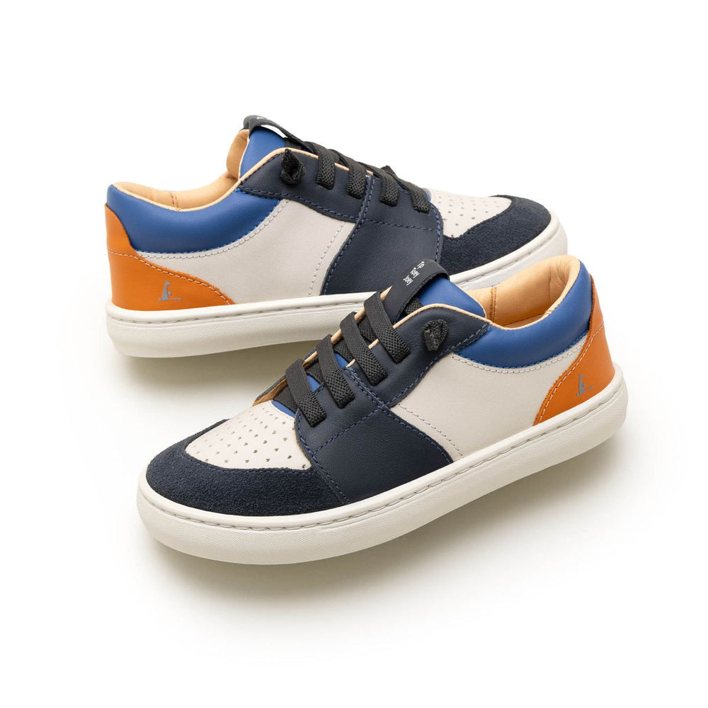 Tip Toey Joey Kidos Ollie Tapioca Navy Tangerine