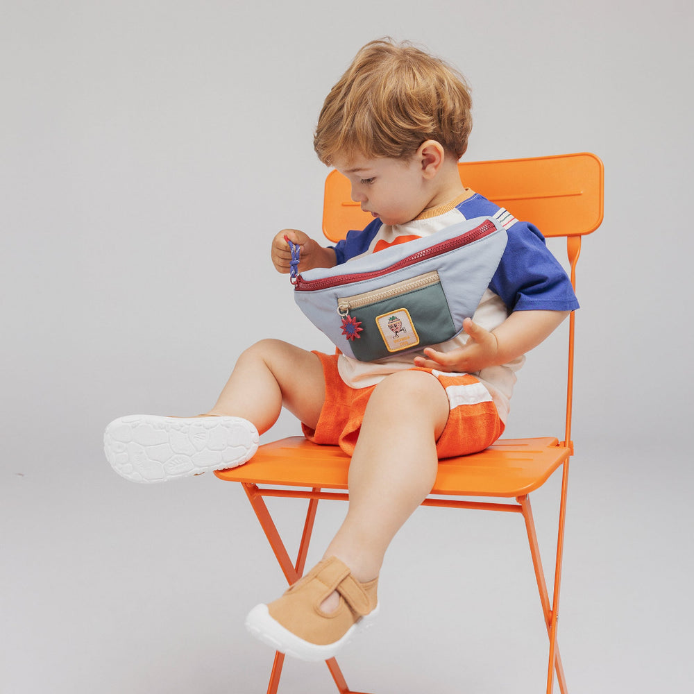 Victoria Barefoot Bosco Sandalia Lona Caramelo