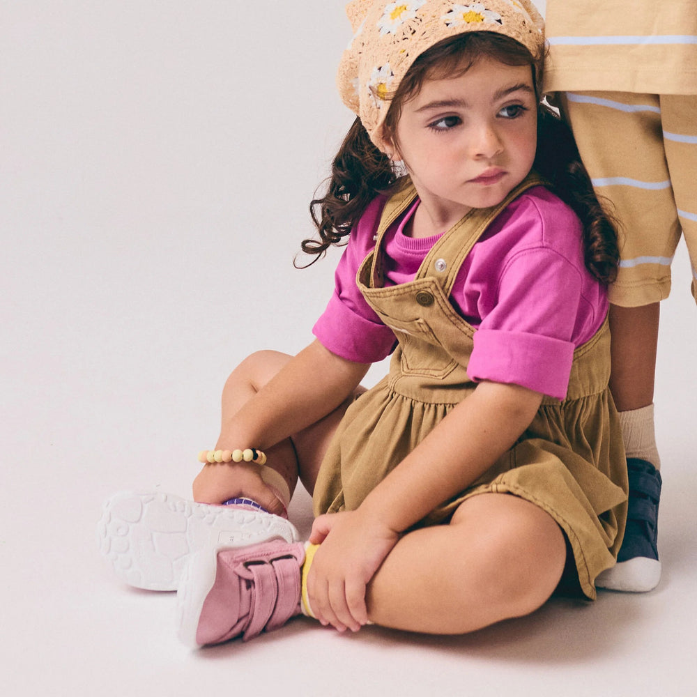 Victoria Barefoot Bosco Tiras Lona Pastel