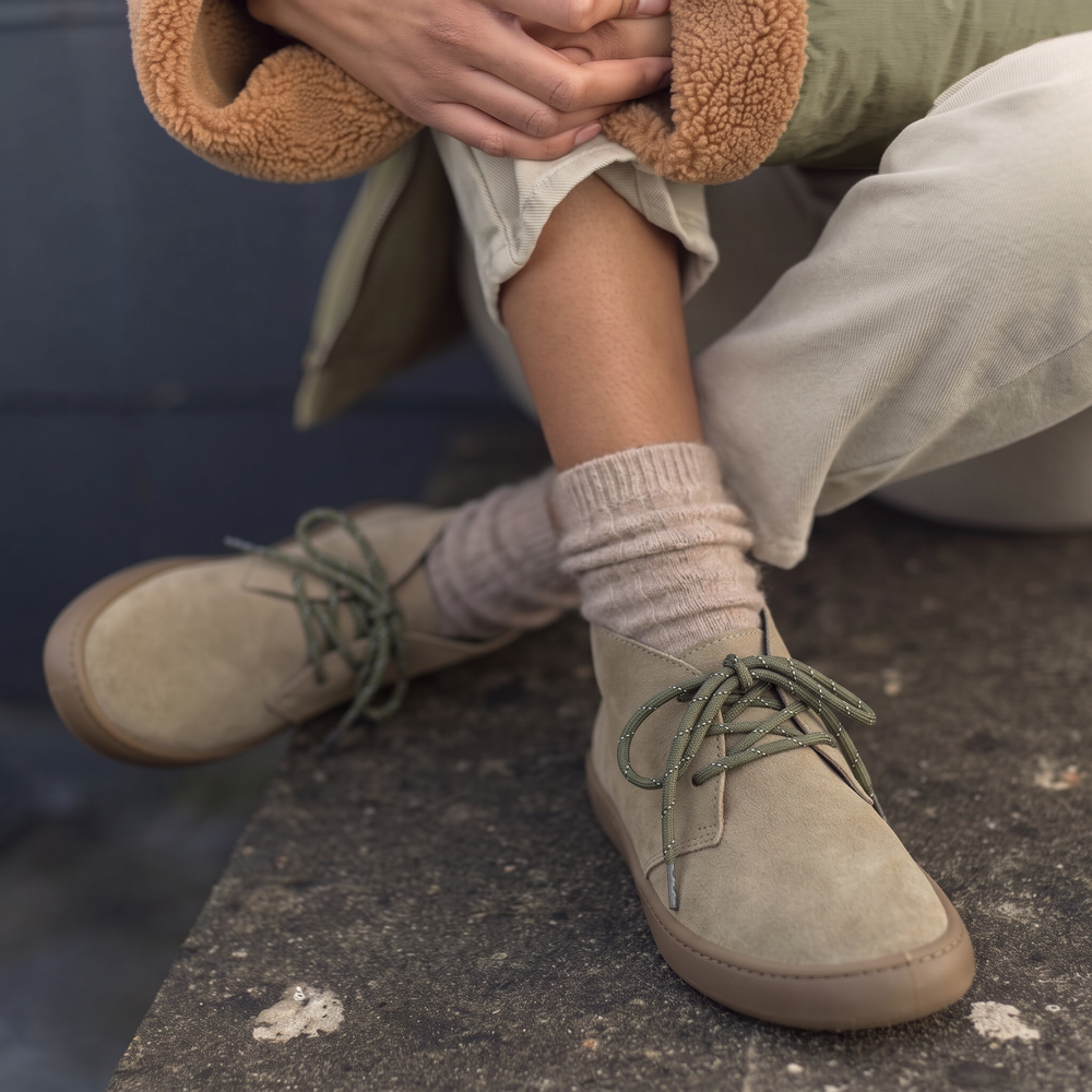 Victoria Barefoot Olmo Adulte Safari Serraje Beige