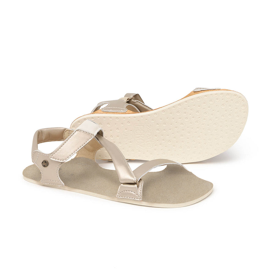 Zapato Feroz Adulto Oliva Oro Microfibra