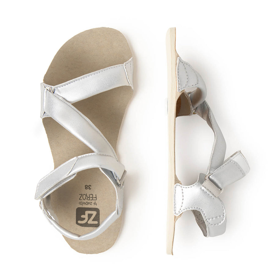 Zapato Feroz Adulto Oliva Plata Microfibra