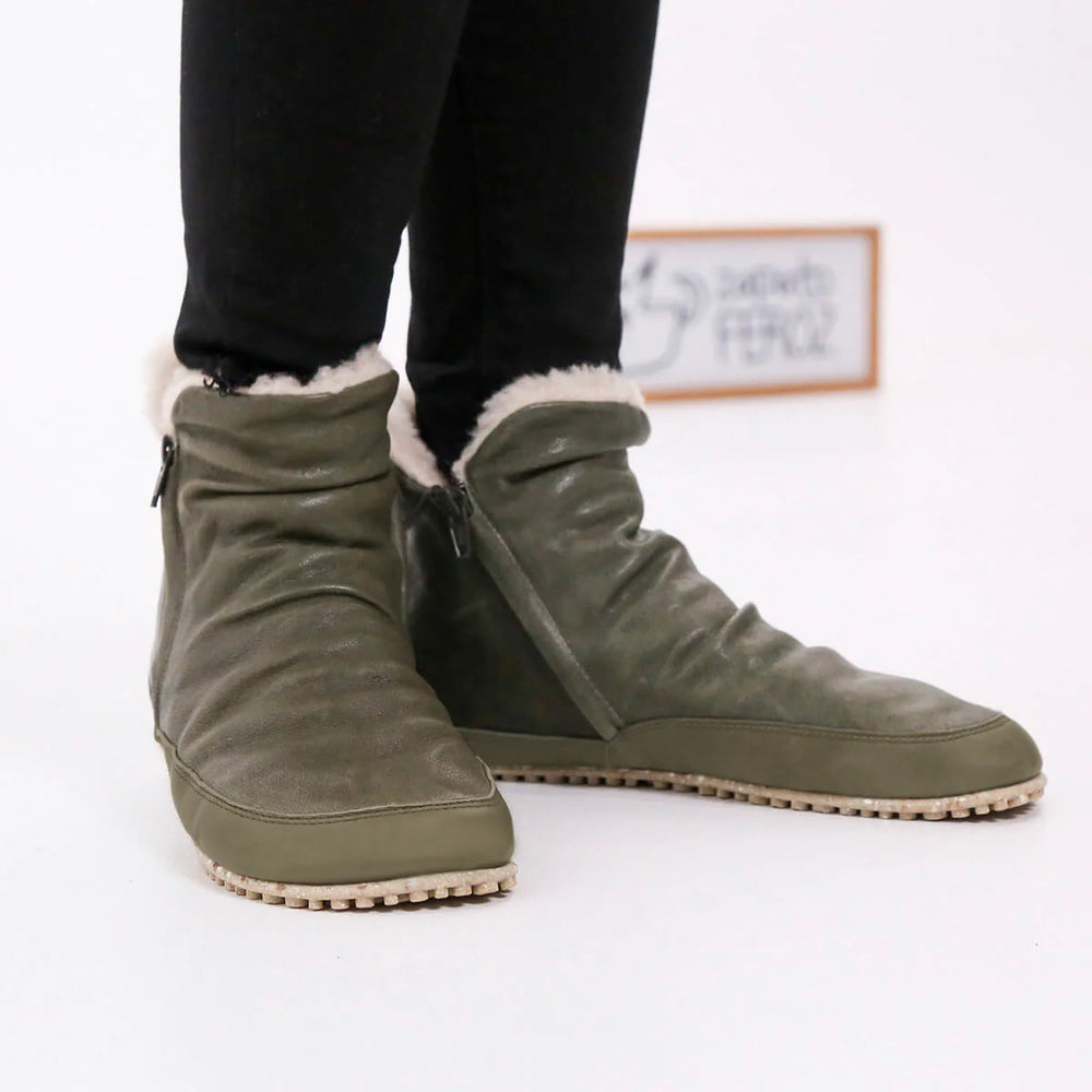 Zapato Feroz Adulte Chelva Kaki Cuir