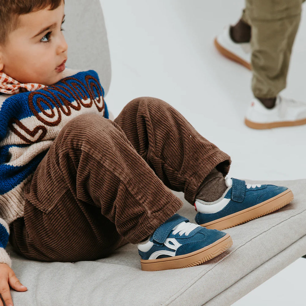 Marque Chaussure Chaussure Bebe Pied Large Lejan One Azul