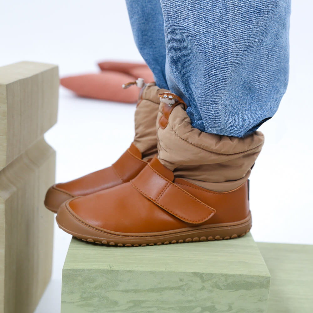 Microfibra Botas Color Nut Botas Zapato Feroz Adulto Zapato Feroz