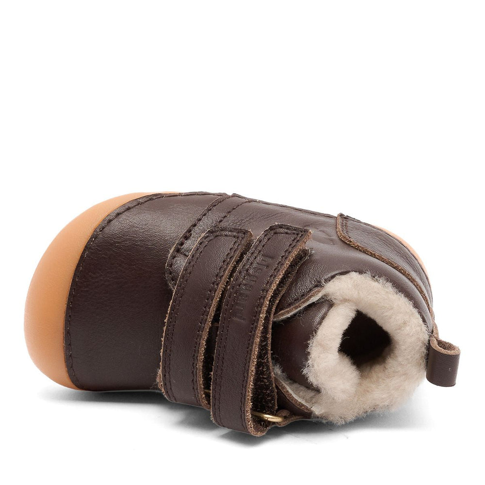 Bisgaard Kids Bisgaard Barefoot Carter Lamb Dark Brown